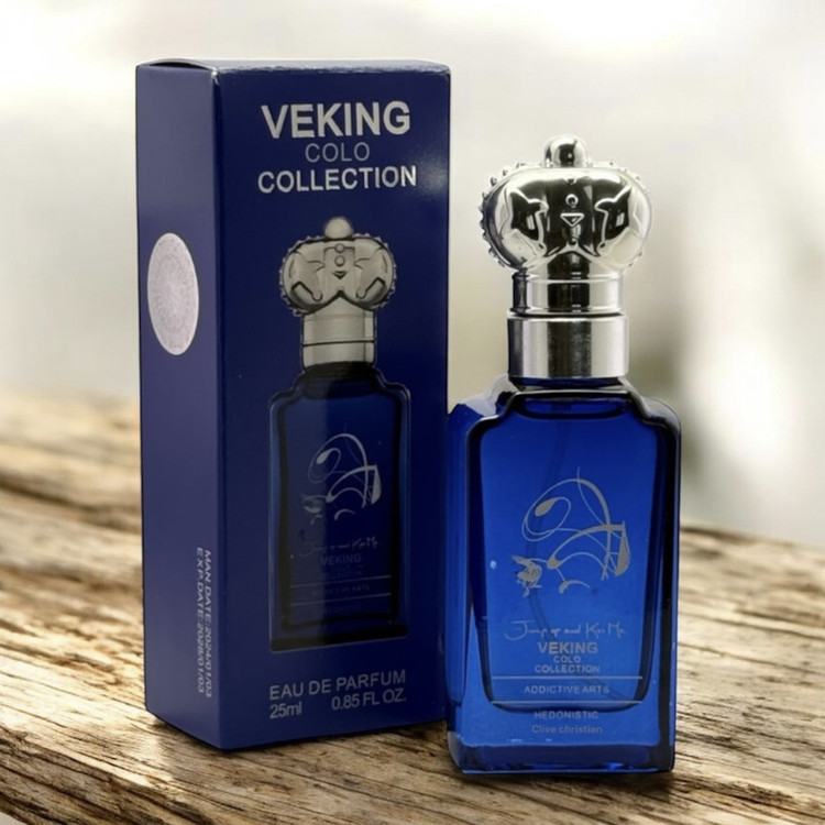 عطر جیبی مردانه ویکینگ مدل کلایو کریستین با رایحه گرم حجم ۲۵ میلیلیتر