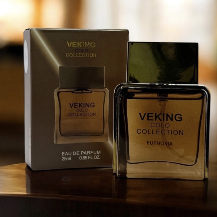 عطر جیبی مردانه ویکینگ مدل ایفوریا با رایحه گرم حجم 25 میلیلیتر