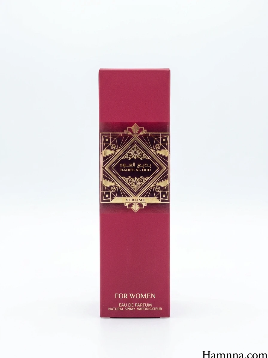 عطر جیبی  الحمبرا مدل بدیع العود سابلایم (قرمز)