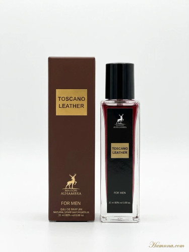 عطر جیبی الحمبرا مدل توسکانو لدر (۳۵ میل)