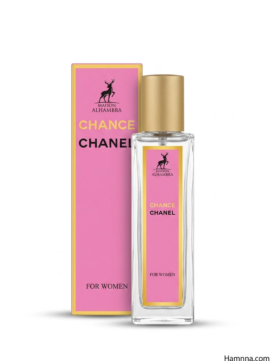 عطر جیبی میسون الحمبرا مدل چنس شنل (صورتی)