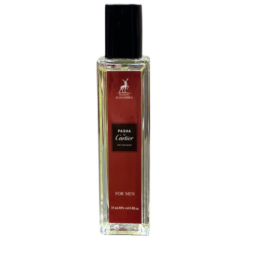 عطر جیبی مردانه الحمبرا مدل Cartier با رایحه تلخ و خنک حجم ۳۵ میلی لیتر