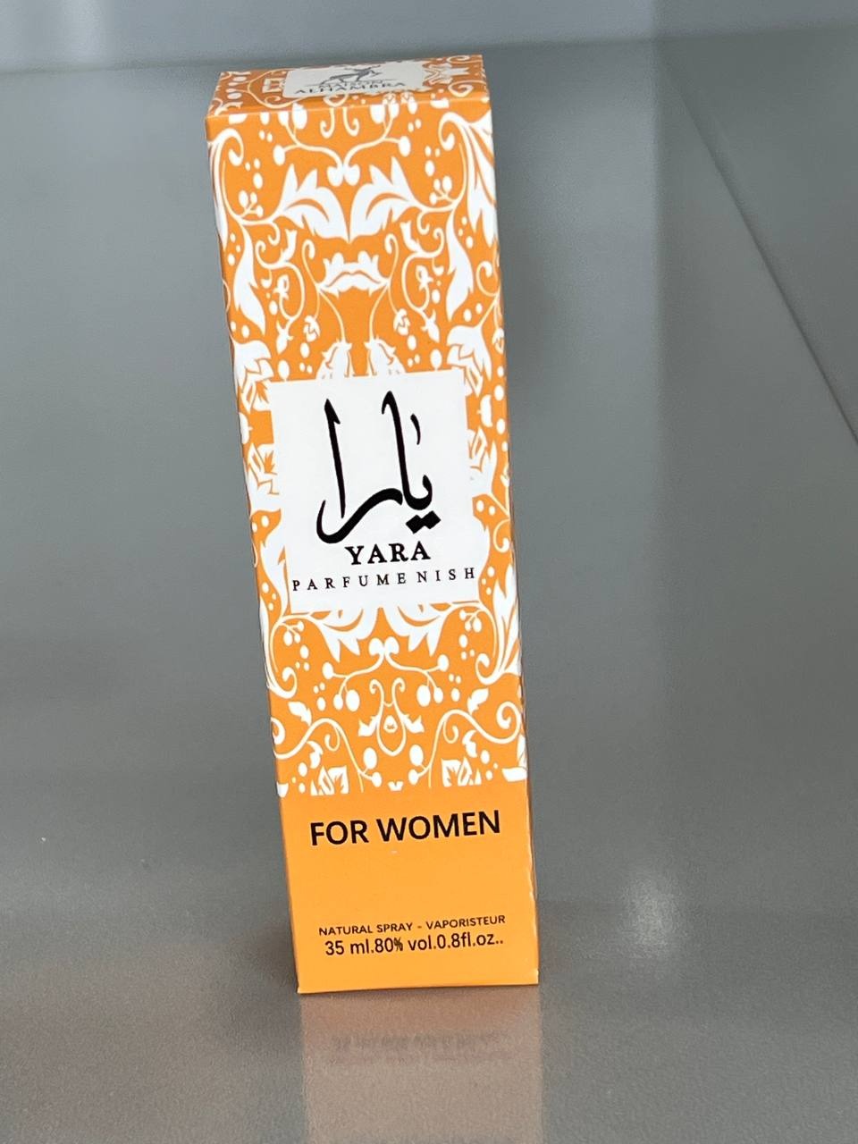 عطر یارا  نارنجی(رایحه انبه) ۳۵ میل الحمبرا