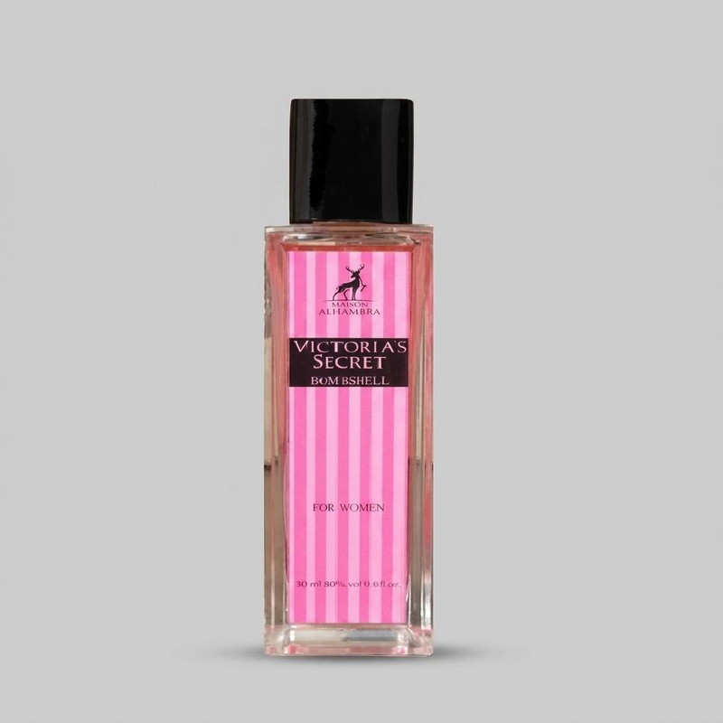 عطر جیبی الحمبرا مدل VICTORIA بامبشل حجم 35میلی لیتر